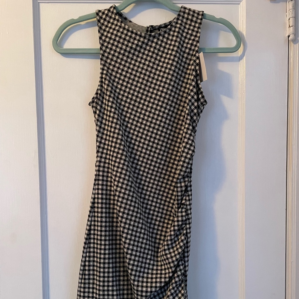 NWT Zara Gingham dress